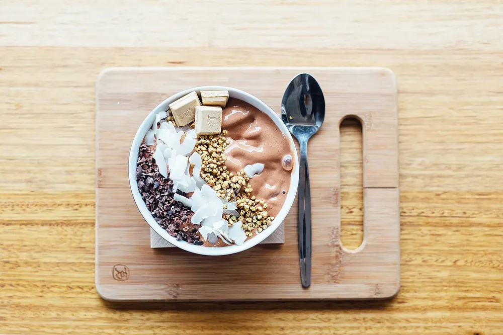Sea Moss Gel smoothie bowl