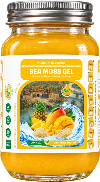 Sea Moss Gel vị dứa xoài hũ 390gr