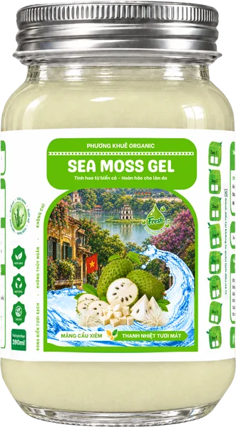 Sea Moss Gel vị mãng cầu hũ 390gr