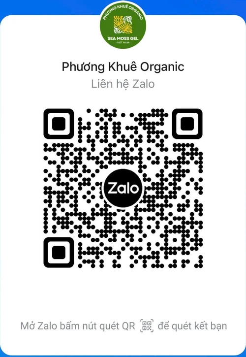 Mã QR Zalo chăm sóc khách hàng Phương Khuê Organic